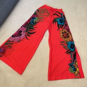 Tropical resort wear Palazzo pants